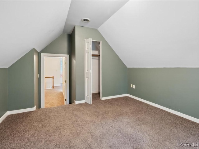 2004 Westwood Ct, Powhatan, VA 23139 - bonus room with carpet floors, vaulted ceiling, and baseboards
