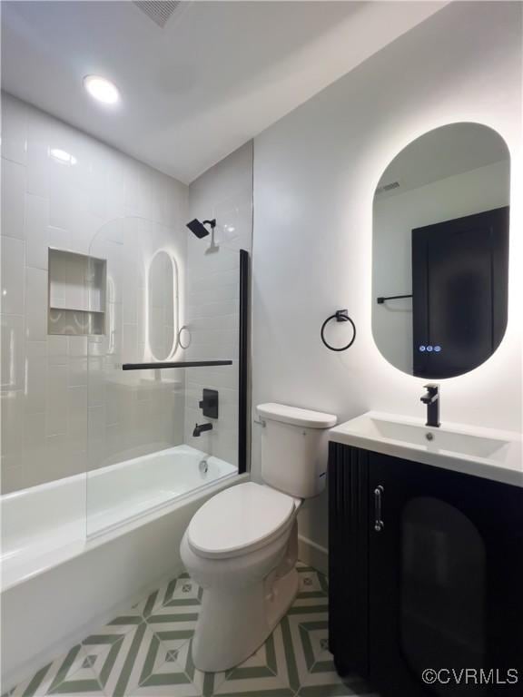 6503 W Grace St, Henrico, VA 23226 - bathroom featuring shower / tub combination and vanity