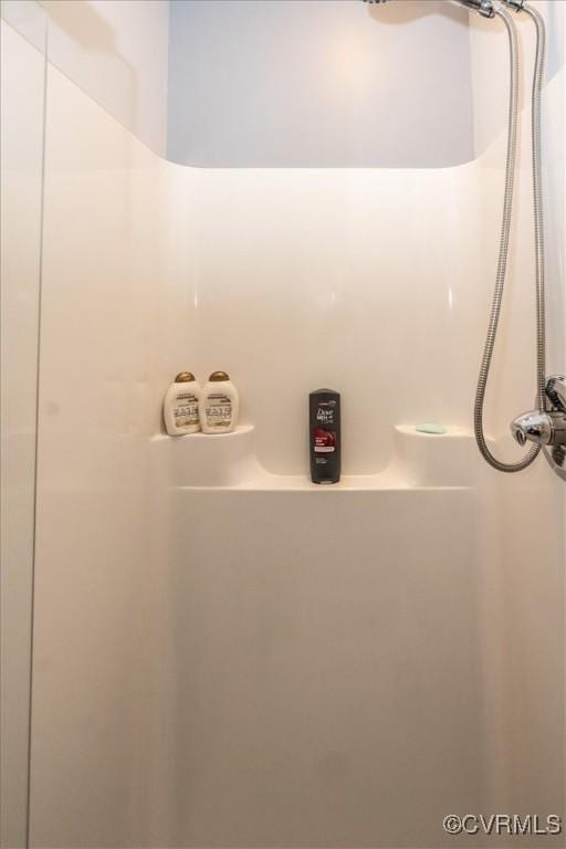 details featuring a shower