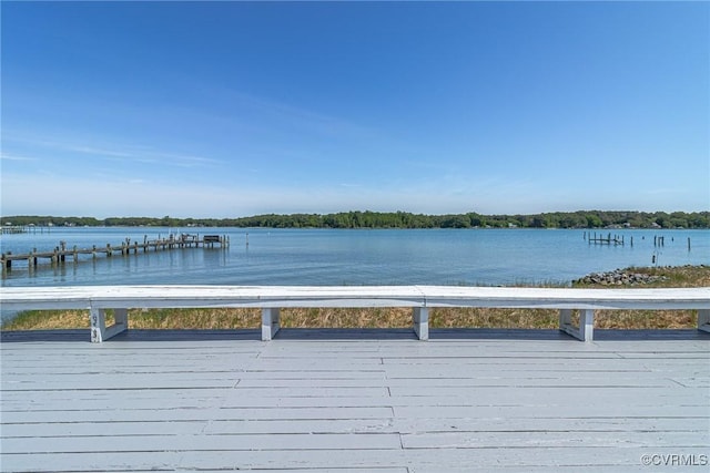 2215 Ditchley Rd, Kilmarnock, VA 22482 - dock featuring a water view