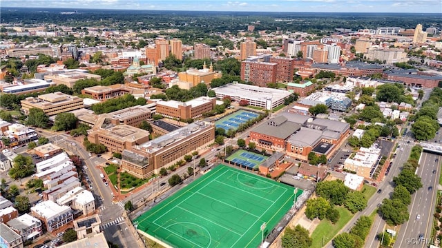 2111 Maplewood Ave, Richmond, VA 23220 - aerial view with a view of city