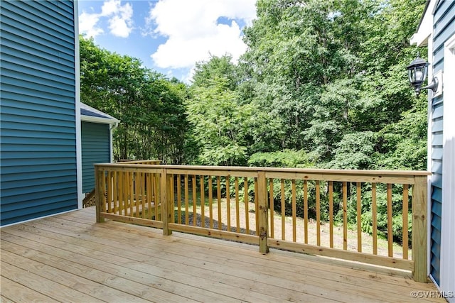 7713 Flag Tail Dr, Midlothian, VA 23112 - view of wooden deck