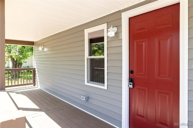 1701 Arlington Rd, Hopewell, VA 23860 - doorway to property with a porch