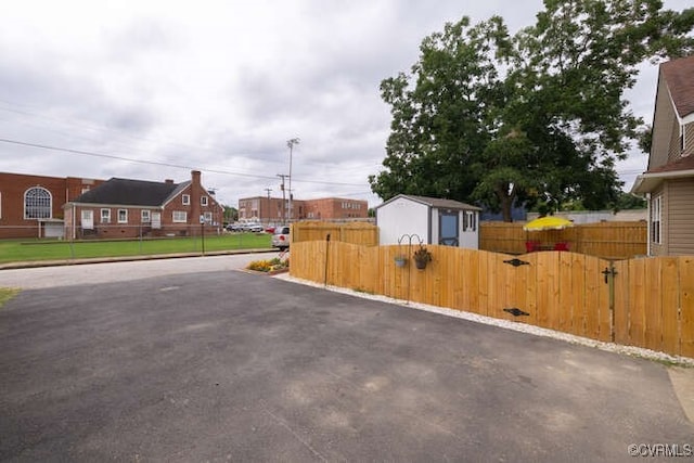view of street with a residential view