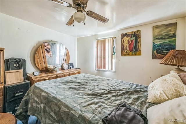4591 Allen Rd, Jarratt, VA 23867 - bedroom with a ceiling fan