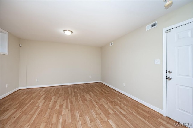605 Spring St Unit P, Richmond, VA 23220 - empty room featuring light wood-style floors and baseboards