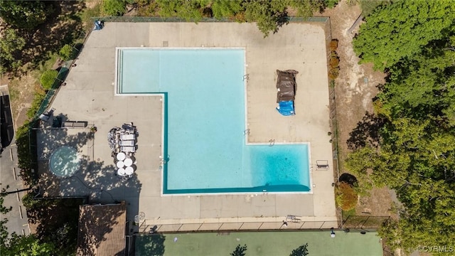 drone / aerial view