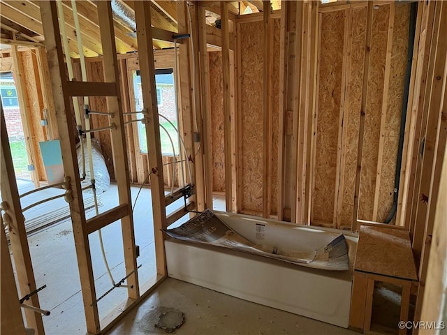 bathroom featuring french doors