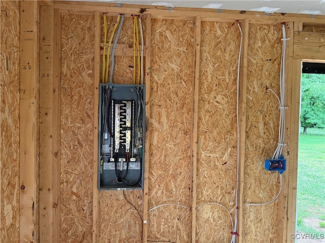 utilities with electric panel