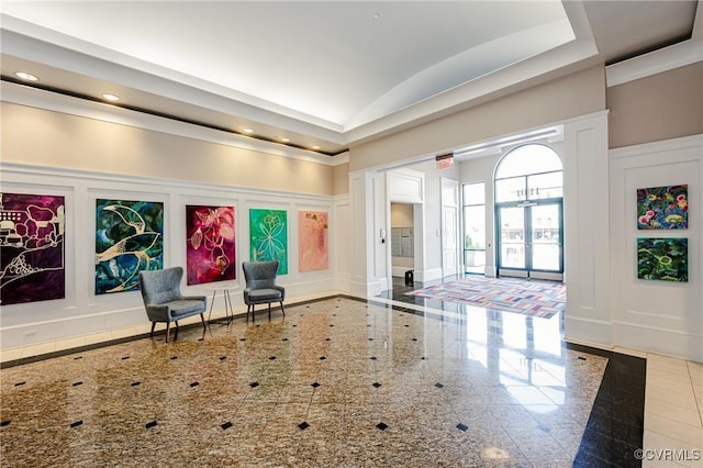 view of community lobby