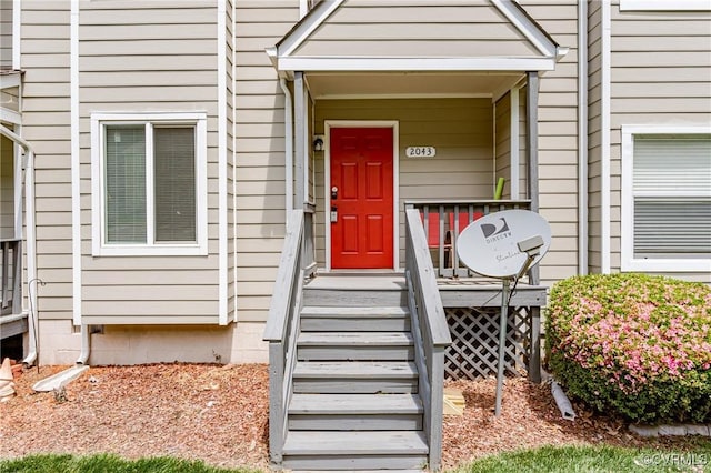 view of property entrance