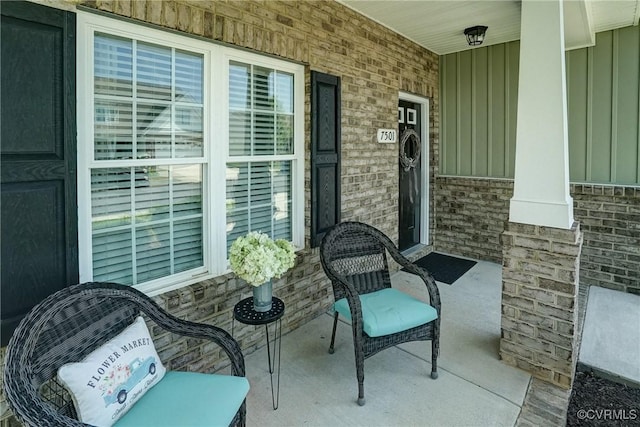 view of patio / terrace featuring a porch
