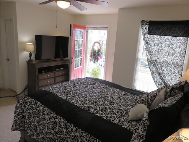 1632 Chestnut Park Ln, Richmond, VA 23222 - carpeted bedroom featuring ceiling fan