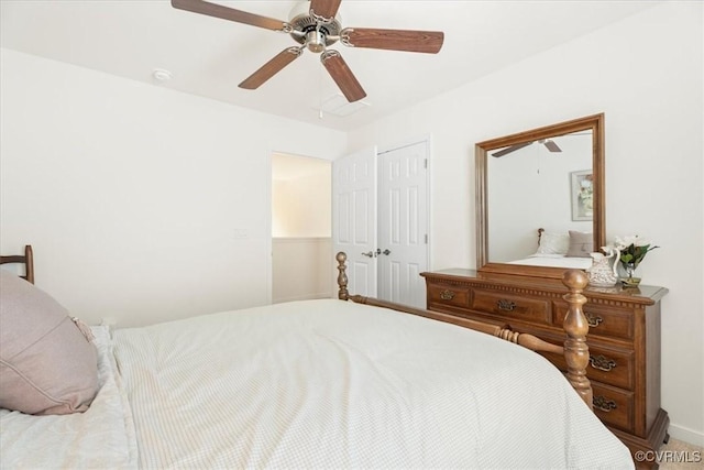 7315 Cornus Ave, Chesterfield, VA 23832 - bedroom with carpet, a closet, a ceiling fan, and baseboards