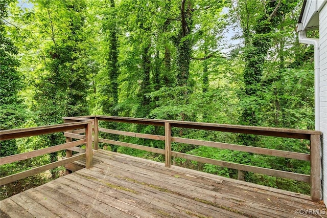 view of deck