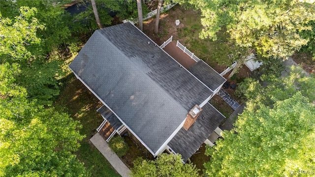 aerial view of property and surrounding area