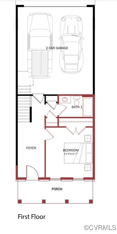 12147 Morning Walk, Henrico, VA 23233 - property floor plan