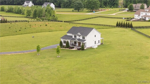 3307 Colston Ct, Powhatan, VA 23139 - drone / aerial view with a rural view
