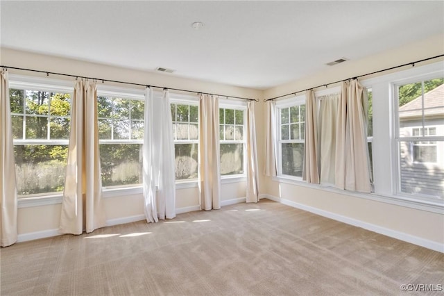 5529 Frog Pond Ln, Virginia Beach, VA 23455 - unfurnished sunroom with visible vents