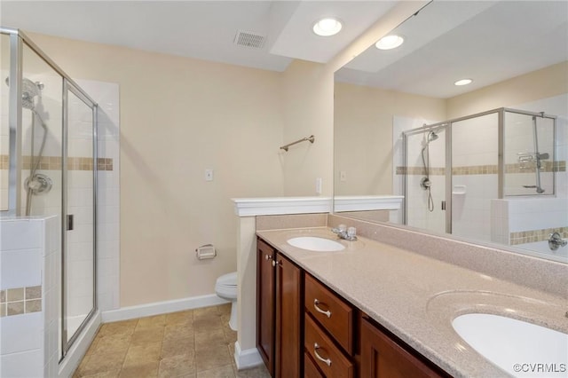 5529 Frog Pond Ln, Virginia Beach, VA 23455 - full bath with a stall shower and a sink