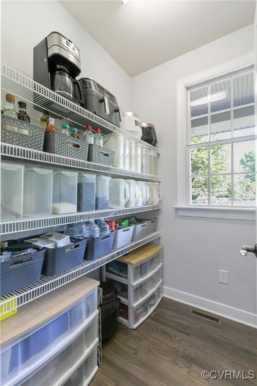 view of storage
