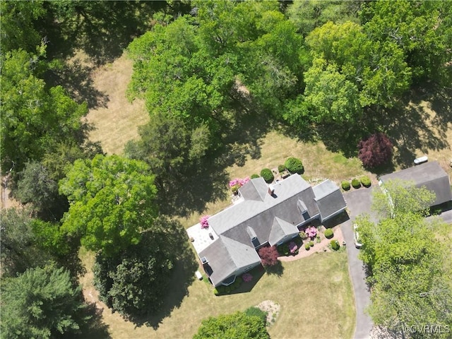 view from above of property