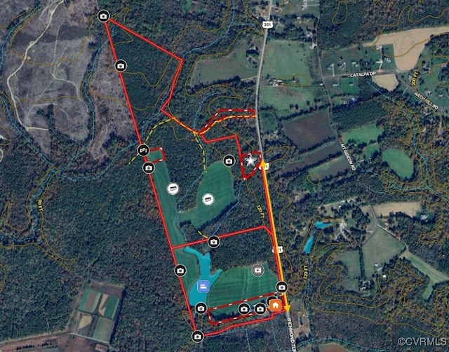 33356 Richmond Tpke, Hanover, VA 23069 - map / location featuring property parcel outlined