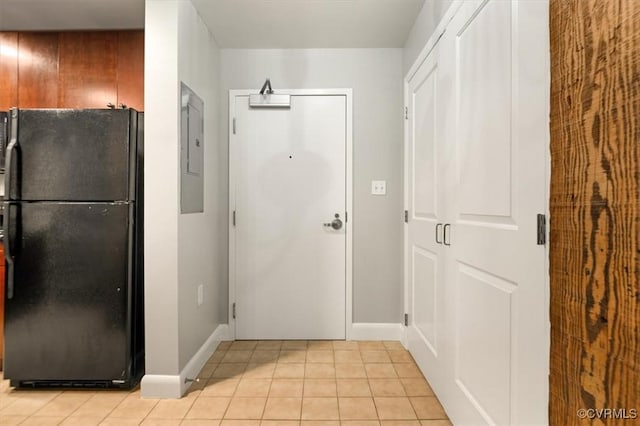 251 Rocketts Way Unit 204, Henrico, VA 23231 - doorway to outside with light tile patterned floors, electric panel, and baseboards