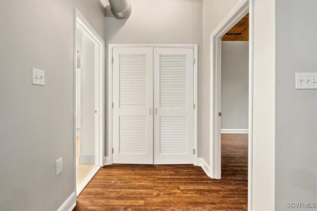 251 Rocketts Way Unit 204, Henrico, VA 23231 - hallway with wood finished floors and baseboards