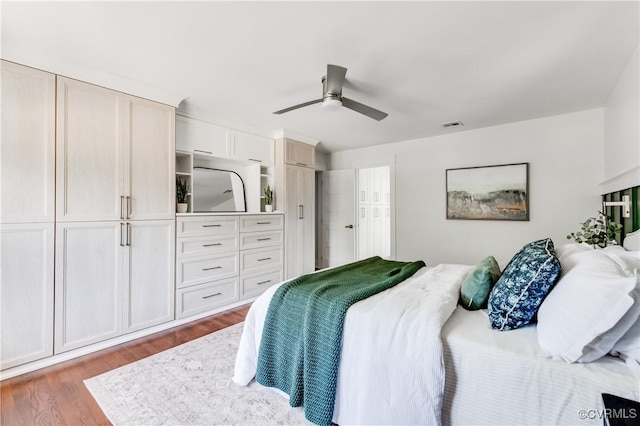 10102 Cherrywood Dr, Richmond, VA 23238 - bedroom featuring wood finished floors and ceiling fan