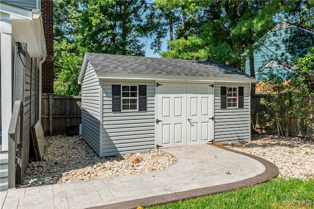 10102 Cherrywood Dr, Richmond, VA 23238 - view of shed featuring a fenced backyard