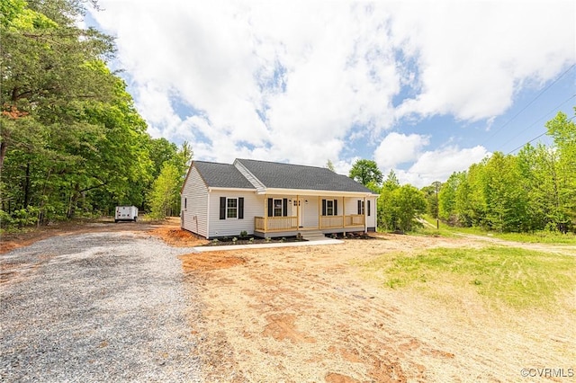 1684 Halls Store Rd, Mineral, VA 23117 - view of front of property with covered porch