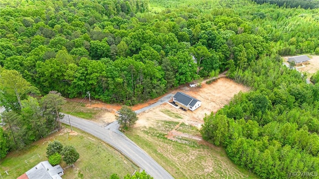 1684 Halls Store Rd, Mineral, VA 23117 - drone / aerial view with a forest view