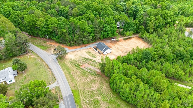 1684 Halls Store Rd, Mineral, VA 23117 - birds eye view of property featuring a view of trees