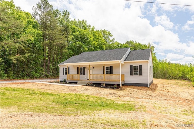 1684 Halls Store Rd, Mineral, VA 23117 - view of front of property with covered porch