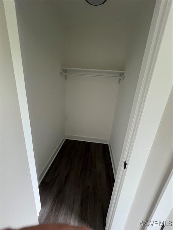1506 Old Poole Rd, Alberta, VA 23821 - walk in closet featuring dark wood-style floors