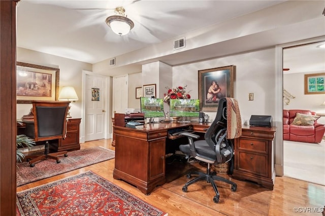 2410 Walhala Dr, North Chesterfield, VA 23236 - office with light wood finished floors