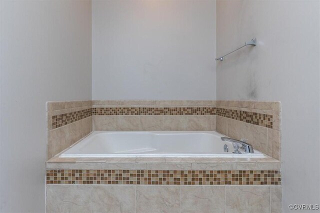 bathroom with a bath