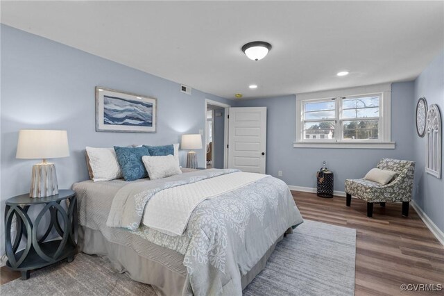 13130 The Glebe Ln, Charles City, VA 23030 - bedroom featuring wood finished floors, baseboards, and recessed lighting