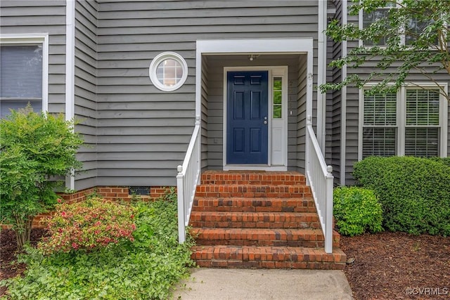 view of entrance to property