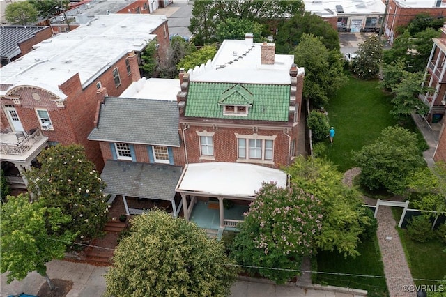2706 W Grace St, Richmond, VA 23220 - aerial view of property and surrounding area