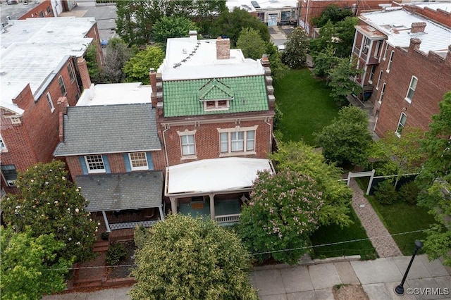 2706 W Grace St, Richmond, VA 23220 - view from above of property