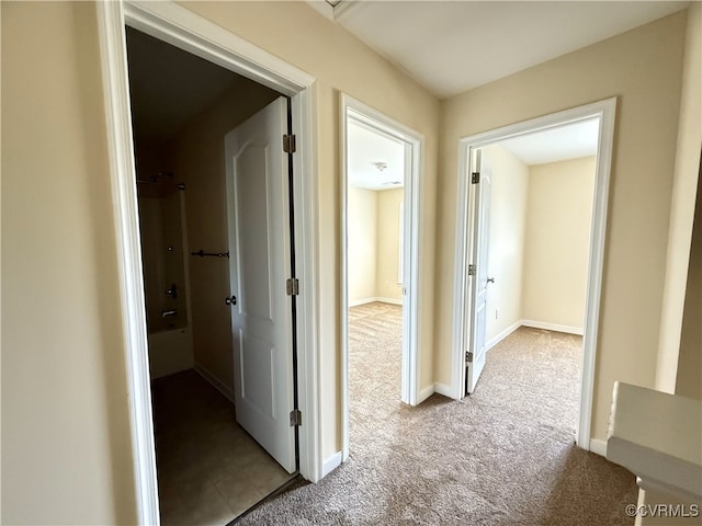 3000 Perdue Springs Ln, Chester, VA 23831 - hall with carpet flooring and baseboards