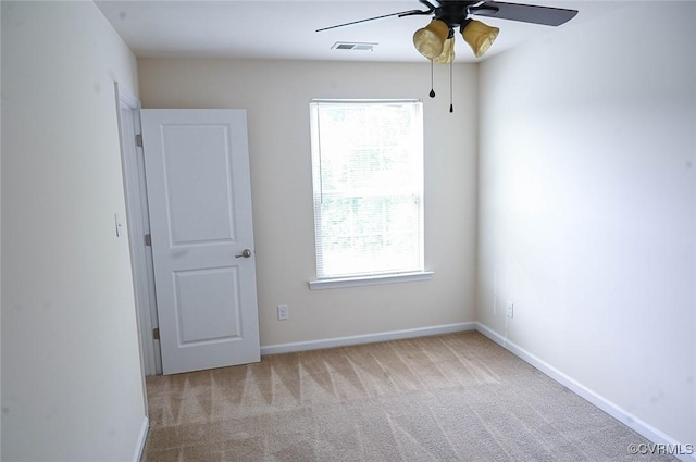 5801 Riverside Trl, Richmond, VA 23225 - carpeted empty room with ceiling fan and baseboards
