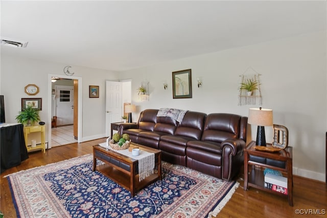 12060 Pinhook Rd, Hanover, VA 23146 - living room featuring wood finished floors and baseboards
