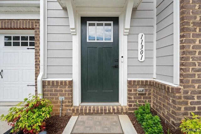 11301 Winding Brook Terrace Dr, Hanover, VA 23005 - entrance to property featuring brick siding