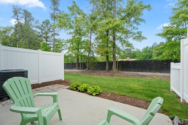 11301 Winding Brook Terrace Dr, Hanover, VA 23005 - view of patio / terrace with central AC unit