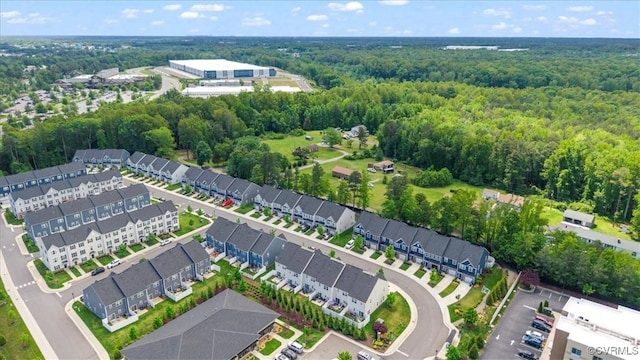 11301 Winding Brook Terrace Dr, Hanover, VA 23005 - aerial view of residential area with a heavily wooded area