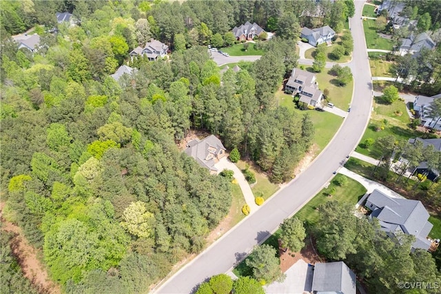 5470 Tyshire Pkwy, Providence Forge, VA 23140 - aerial view of property's location with nearby suburban area and a heavily wooded area