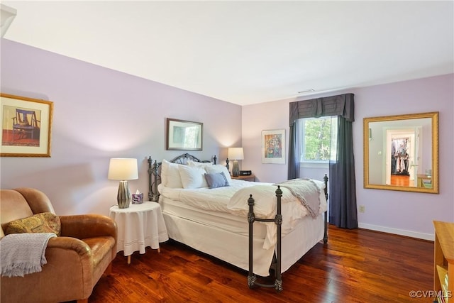 17475 Millfield Ln, Hanover, VA 23192 - bedroom with dark wood-type flooring and baseboards